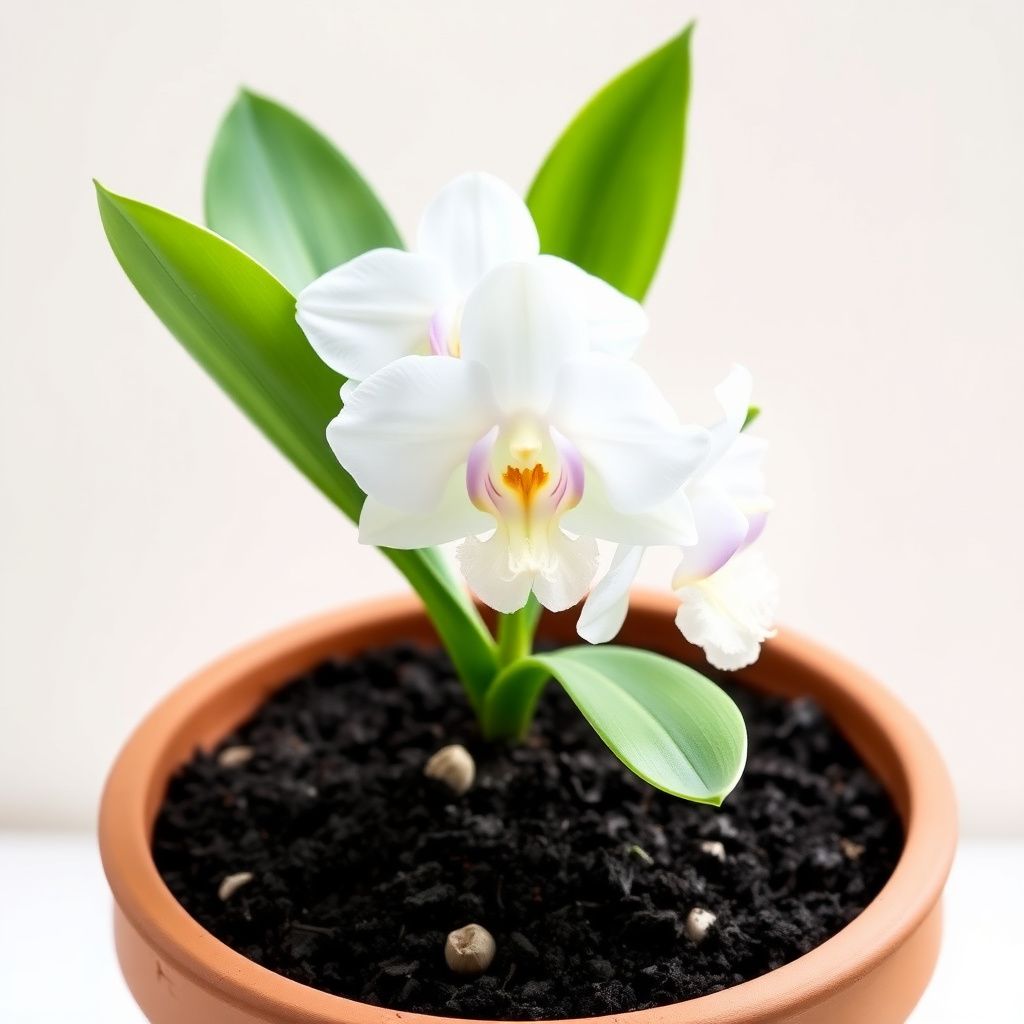 White Monkey Face Orchid Flower seeds for Planting - Fragrant Blossoms, Heirloom & GMO Free Seeds for Home Garden