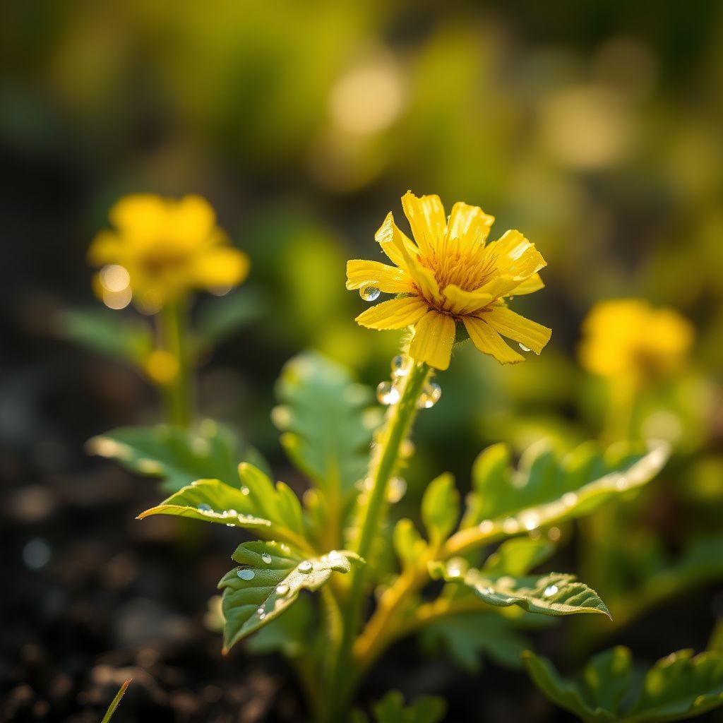 Yellow Rattle Flower Seeds for Meadows, Wildflower Areas, and Natural Garden Landscapes