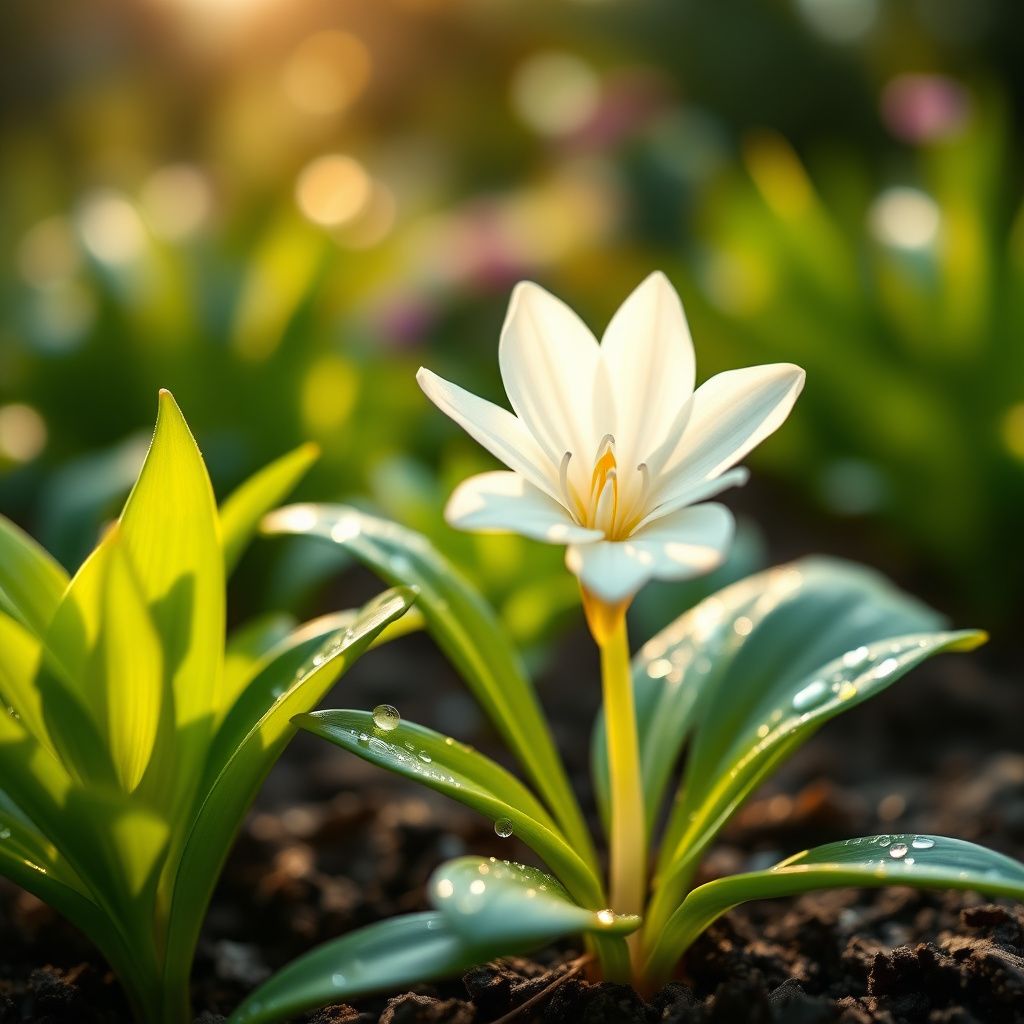 Zephyranthes Candida Flower Planting Seeds