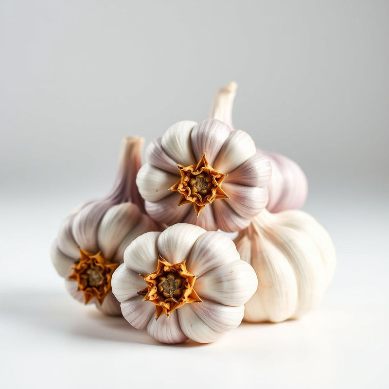 Purple & White Garlic Seeds for Planting