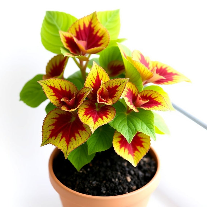Coleus Rainbow Red Velvet Seeds for Planting Shaded Borders Pots