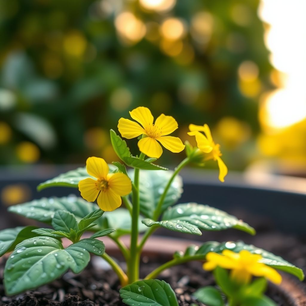 Yellow Kerria Japonica Flower Seeds Planting