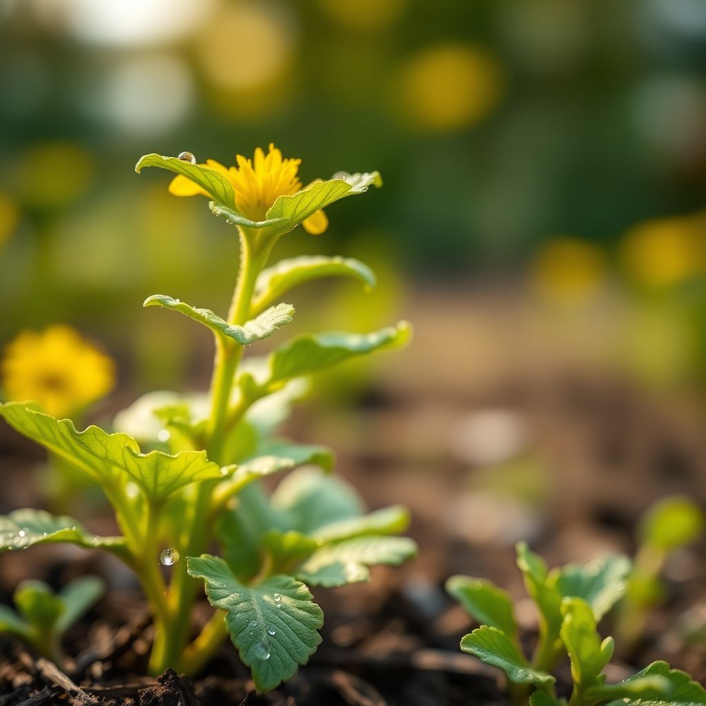 Yellow Rattle Flower Seeds for Planting
