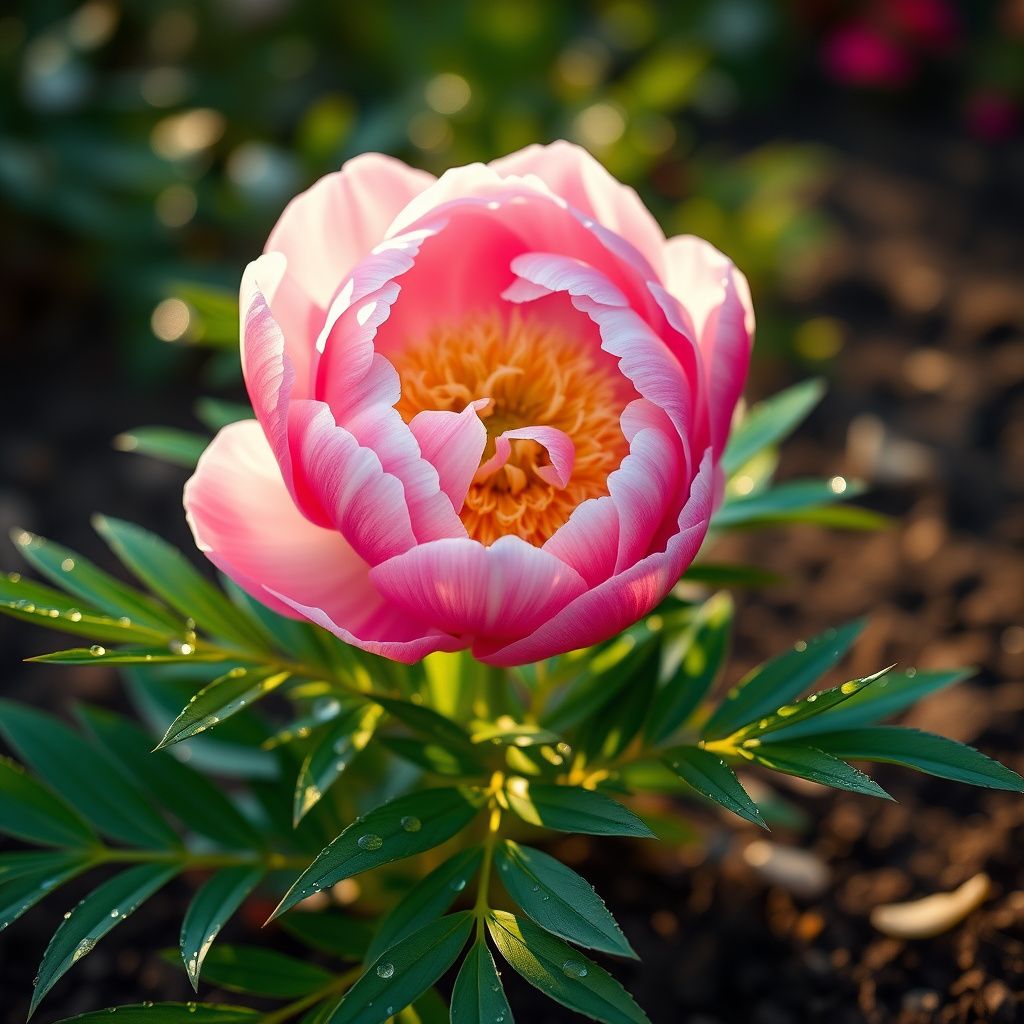 Double Flowering Fernleaf Peony Seeds for Planting - Premium Perennial Seeds