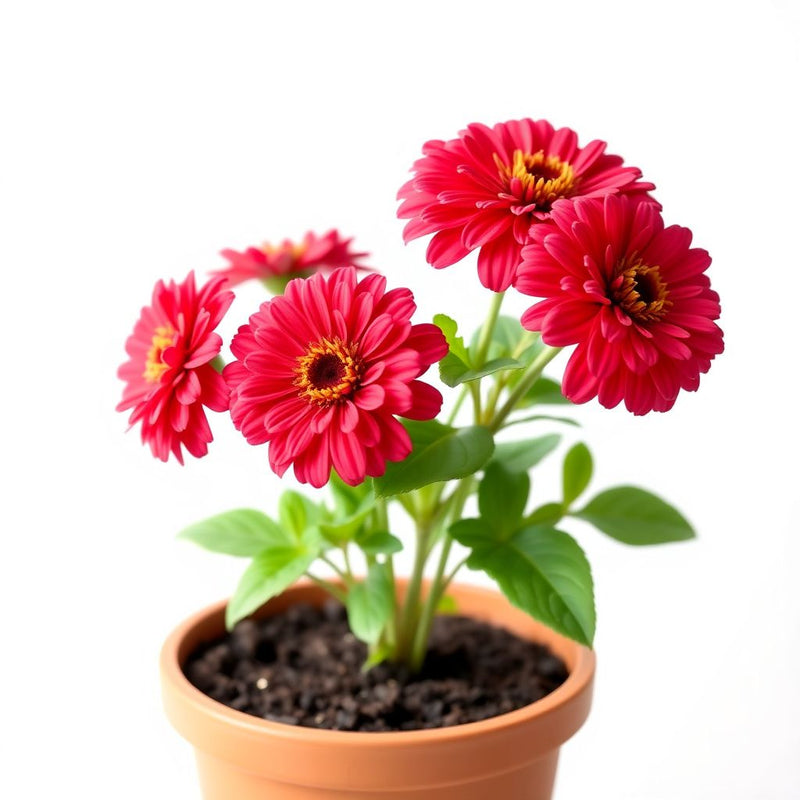 Zinnia Flower Seeds in Light Red for Beautiful Blooms in Your Garden