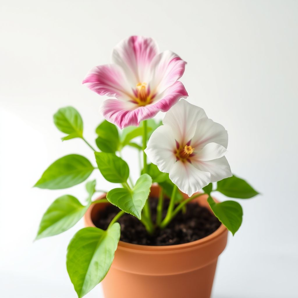 Eustoma Flower Seeds for Planting - Elegant White and Pink Blooms for Your Garden