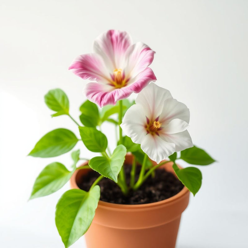 Eustoma Flower Seeds for Planting - Elegant White and Pink Blooms for Your Garden