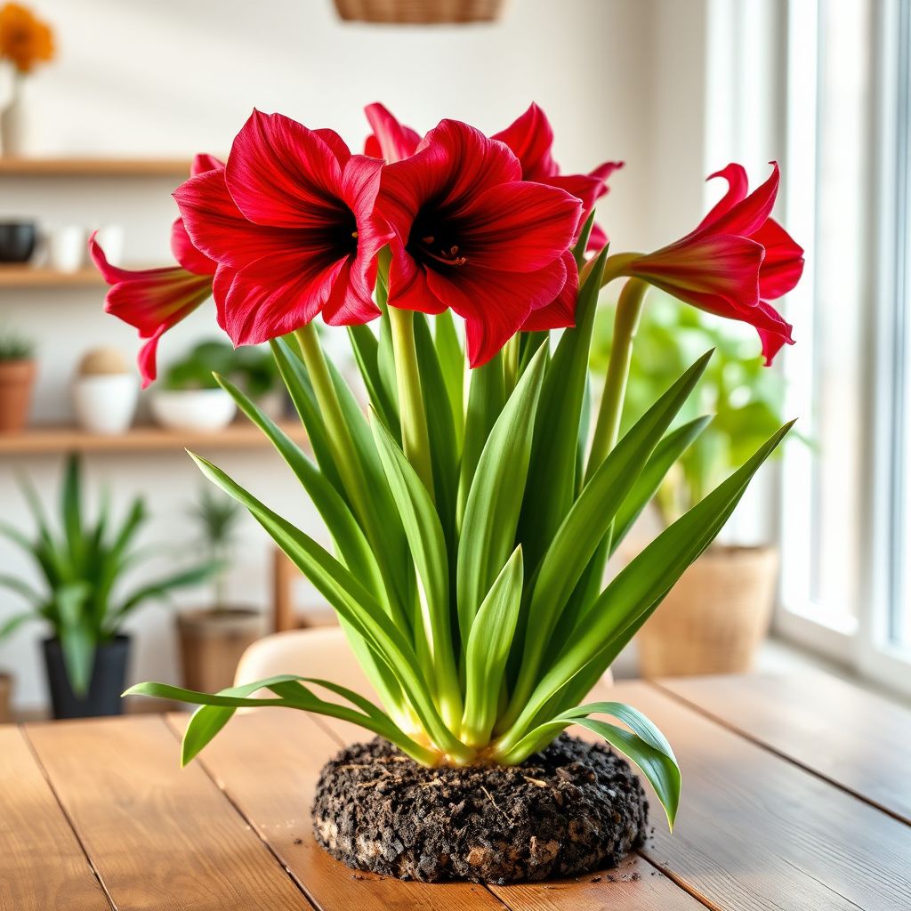Amaryllis Barbados Flower Seeds for Stunning Dark Pink Blooms in Your Garden