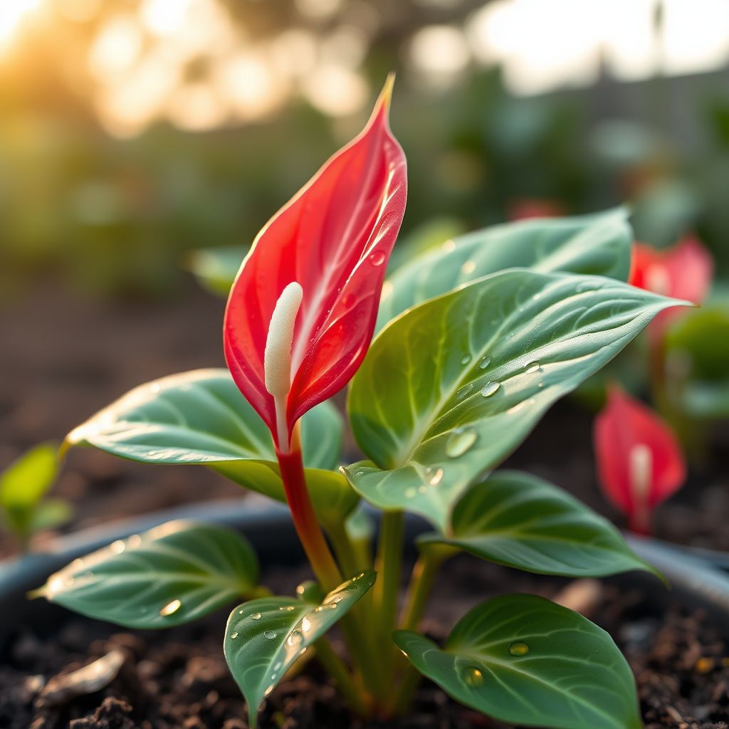 Anthurium Andraeanu Flower seeds for Planting Fragrant Blossoms Heirloom & GMO Free Seeds for Home Garden