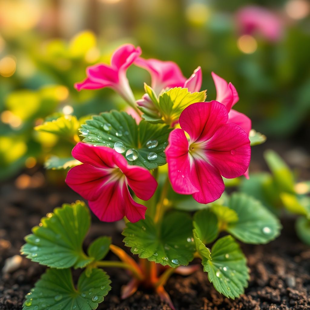 Geranium Apple Blossom Planting Seeds for Vibrant Garden Blooms