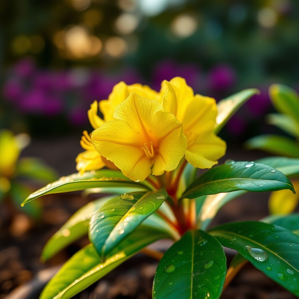 Yellow Rhododendron Campylocarpum Flower Seeds for Planting - Enhance Your Garden with Stunning Blooms