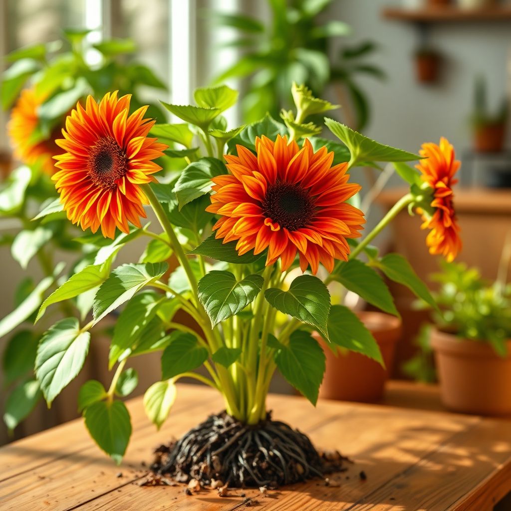 Yellow Red SunFlower seeds for Planting - Garden Favorite, Heirloom & GMO Free Seeds for Home Garden