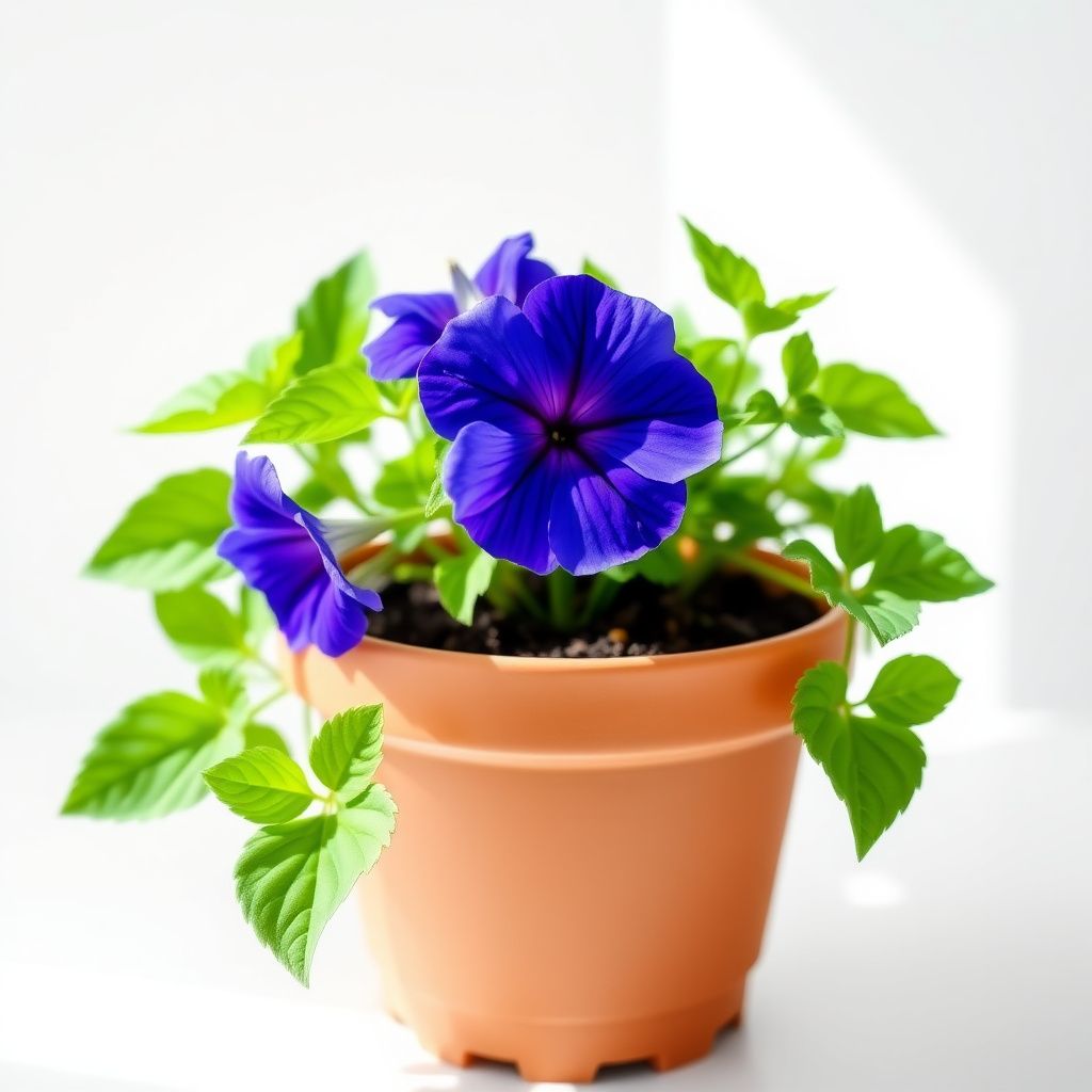 Blue Petunia Flower seeds for Planting - Vibrant Colors, Heirloom & GMO Free Seeds for Home Garden