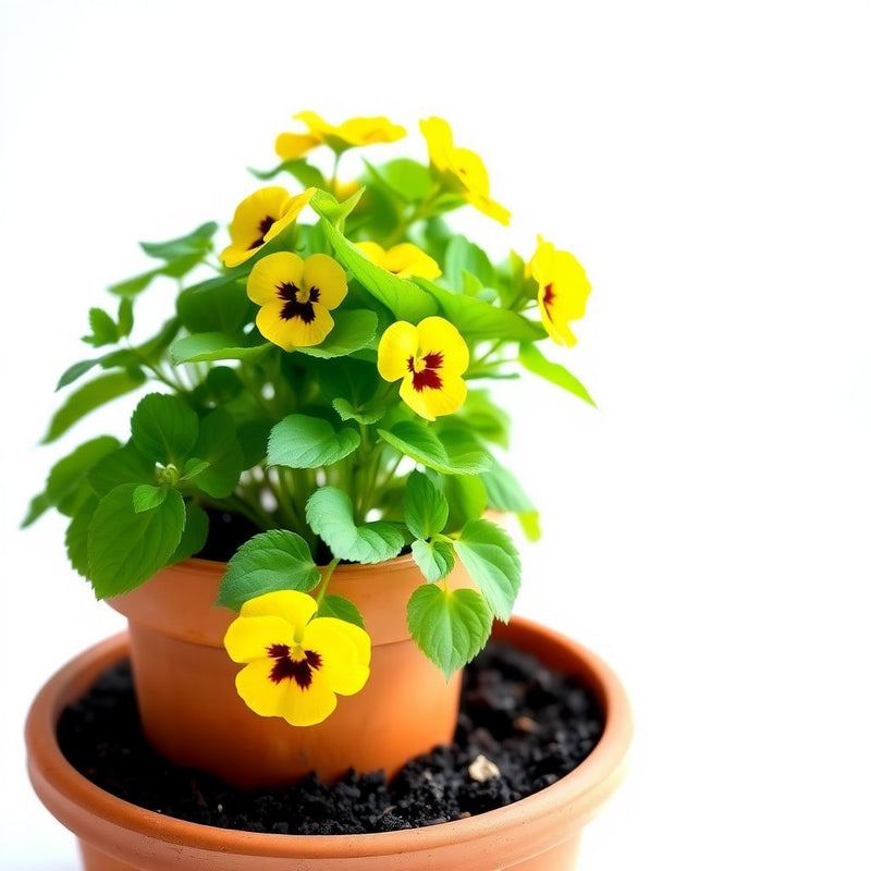 Yellow Swiss Pansy Flower Seeds Planting
