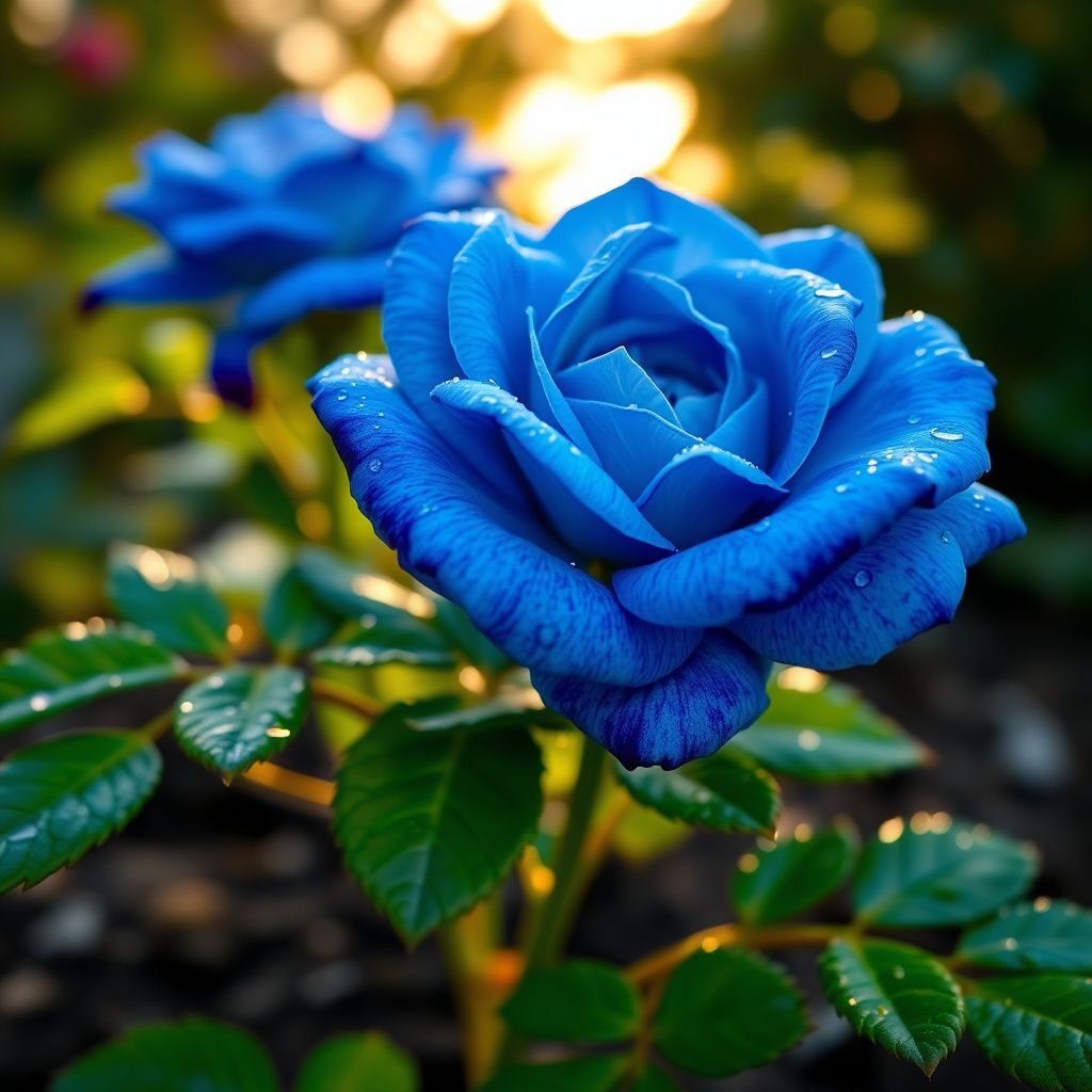 Blue Rose Flower Seeds  Cultivate Unique Blooms in Your Garden
