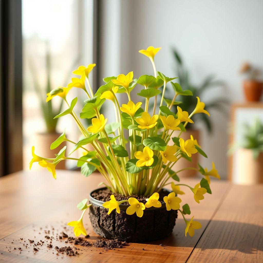 Yellow Oxalis Laciniata Flower Seeds Planting Yellow