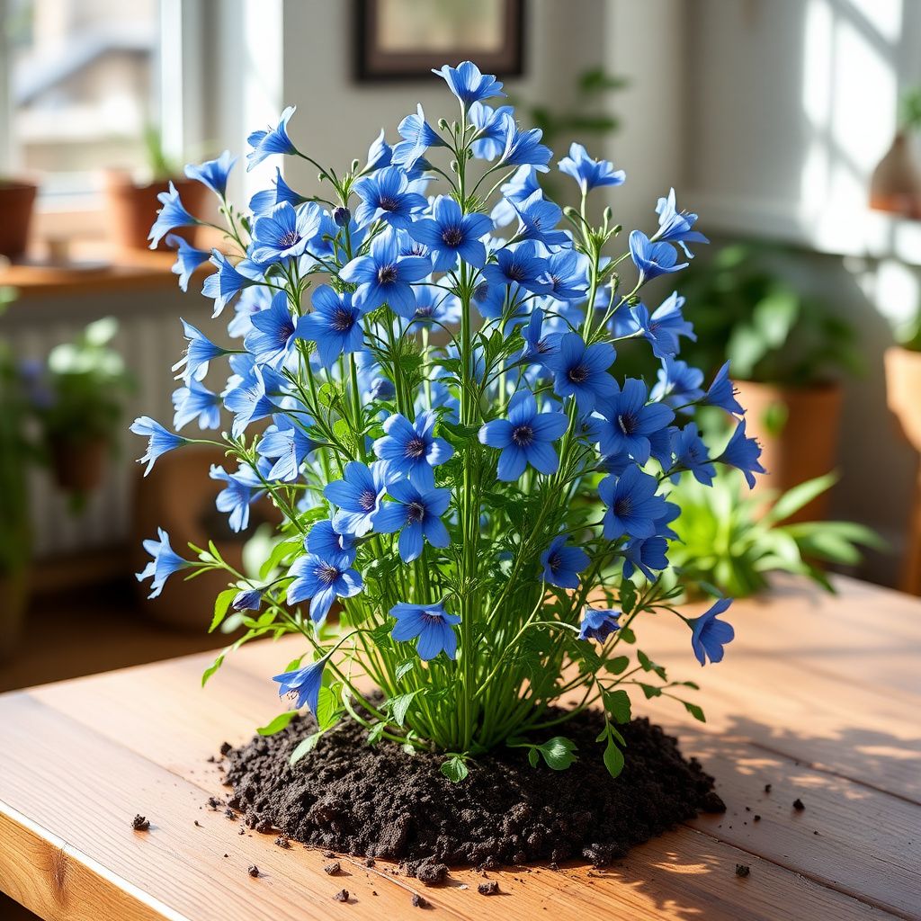 Nigella Love in the Mist Delft Blue Seeds for Stunning Blue Blooms