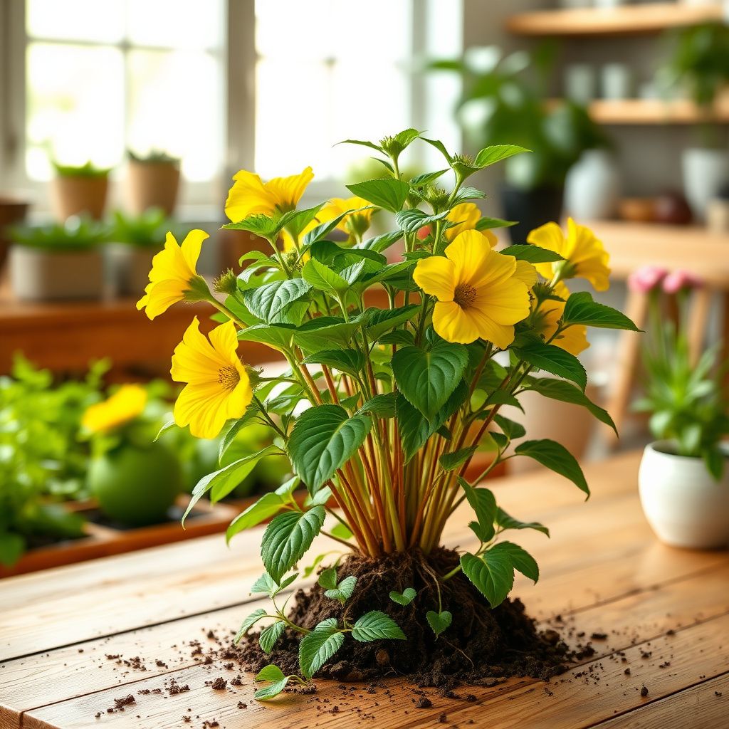 Yellow Smooth Rattlebox Flower seeds for Planting - Hardy Variety, Heirloom & GMO Free Seeds for Home Garden