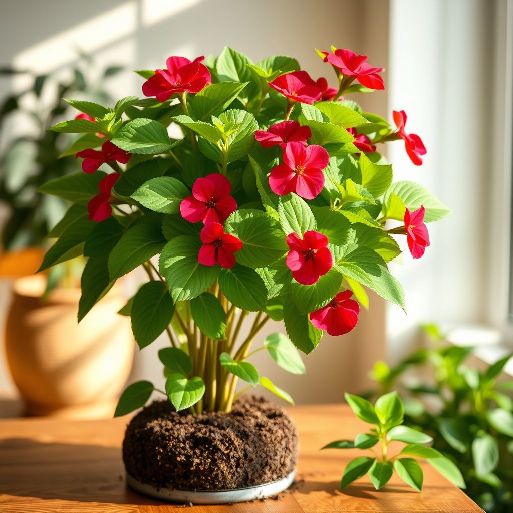 Impatiens Mix Flower Seeds for Planting - Vibrant Annual Flower Seeds for Shaded Gardens
