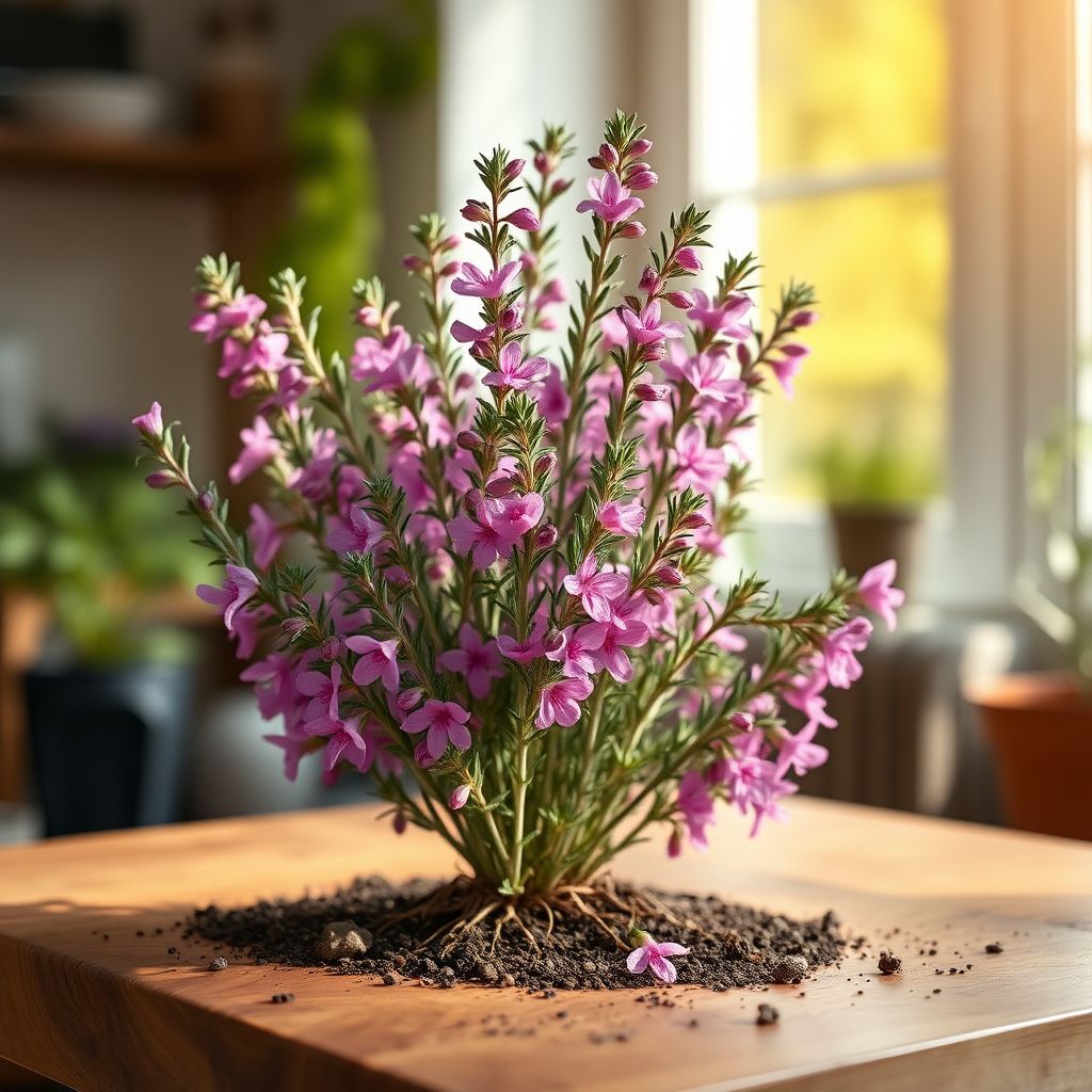 Pink Rosemary Flower seeds for Planting - Long Bloom Season, Heirloom & GMO Free Seeds for Home Garden