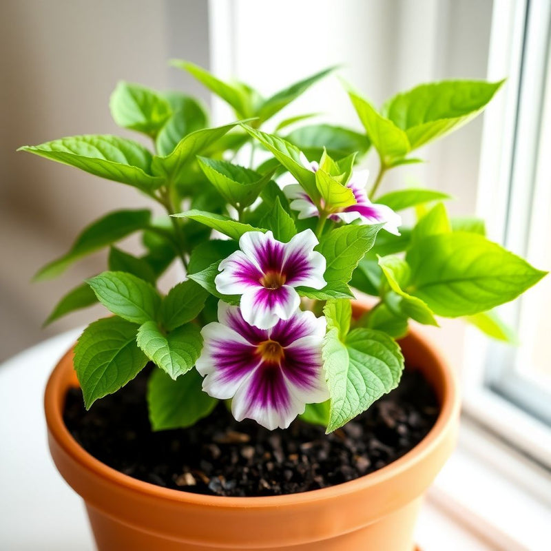 Cream Violet SunFlower seeds for Planting - Compact Growth, Heirloom & GMO Free Seeds for Home Garden