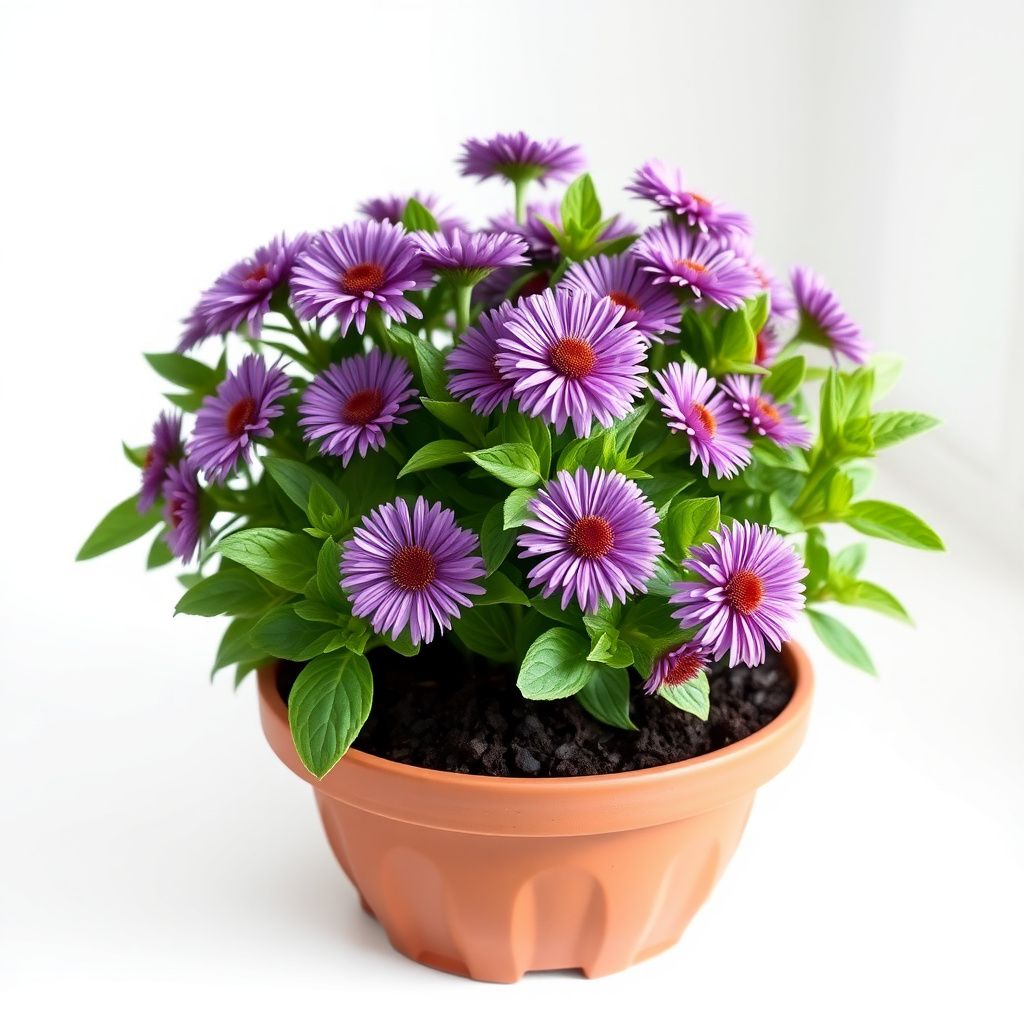 Puderquaste Aster Seeds for Soft, Purple Aster Blooms