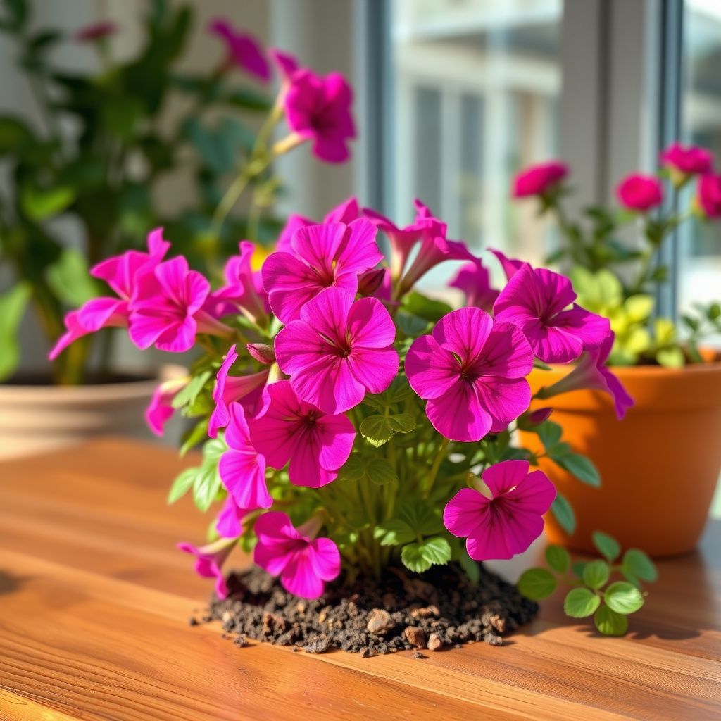 Purple Pink Geranium Flower Seeds for Planting  Vibrant Annuals for Colorful Gardens