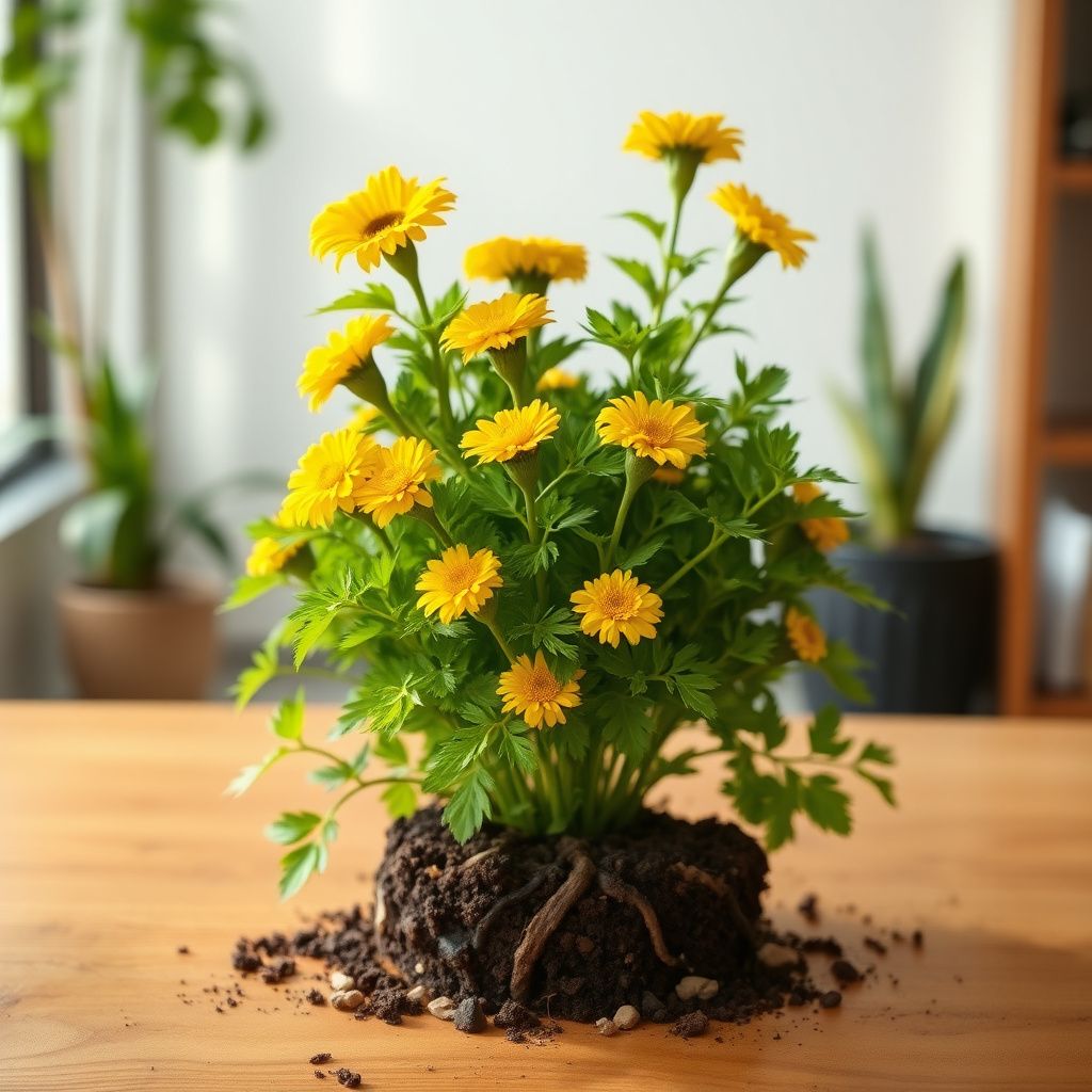 Yellow Signet Marigold Flower Seeds Planting