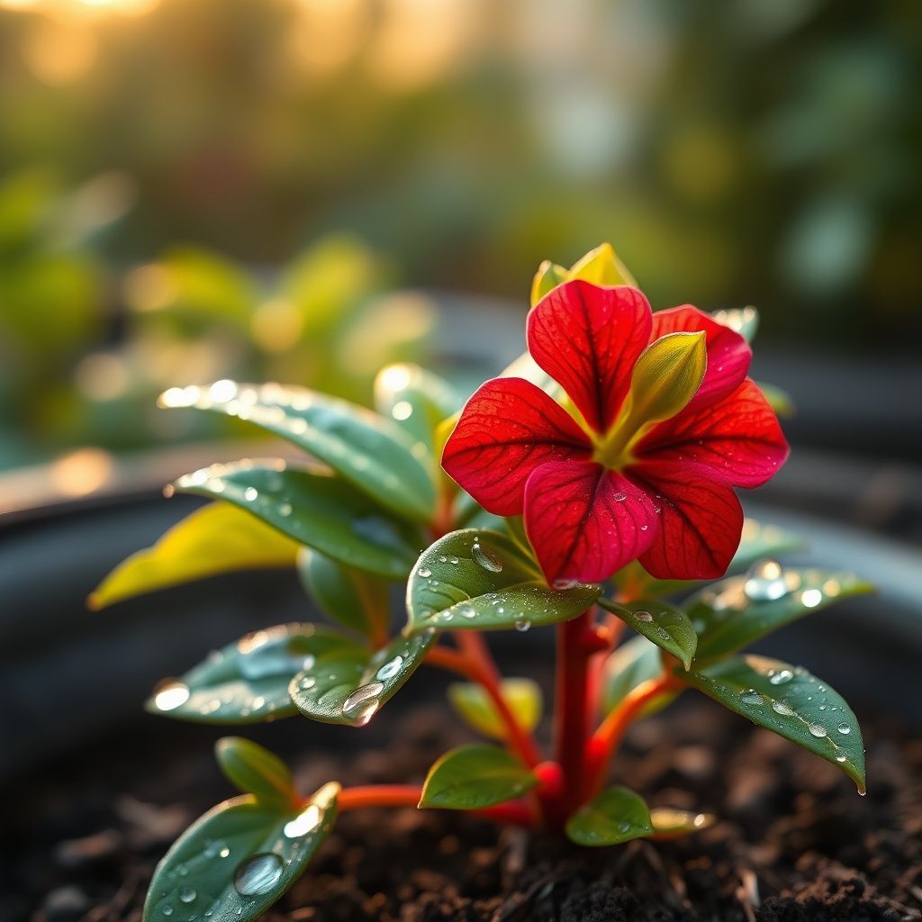 Red Simsii Bonsai Flower seeds for Planting Vibrant Colors Heirloom & GMO Free Seeds for Home Garden