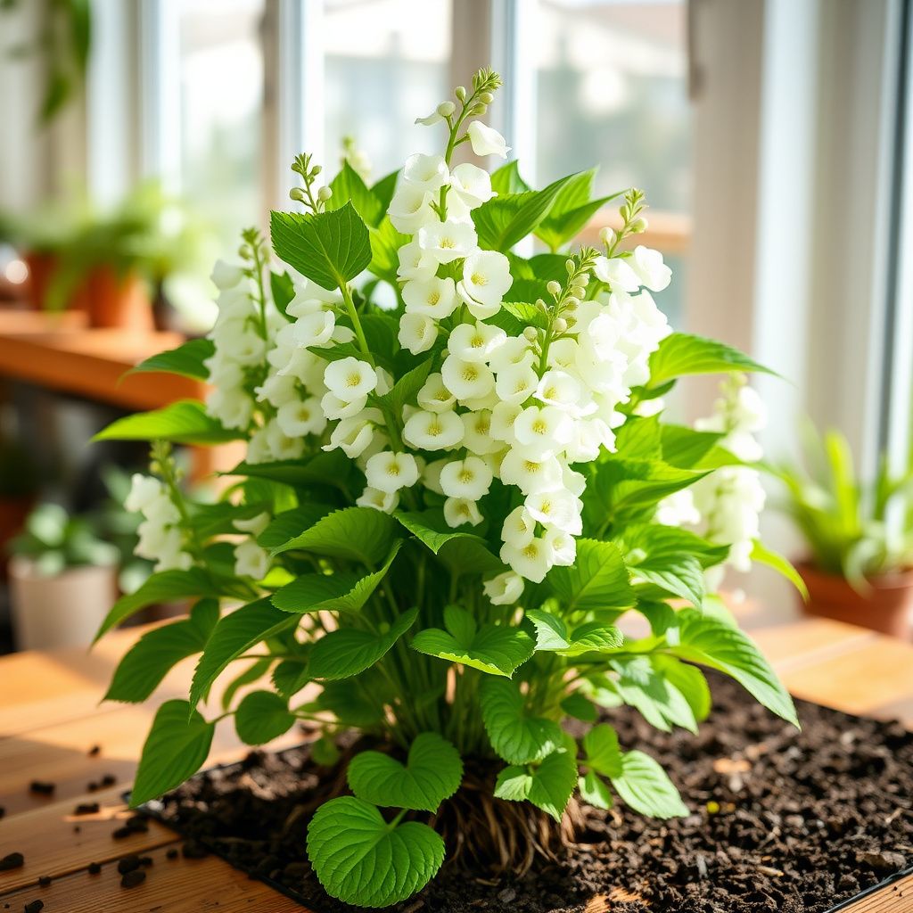 White Cora Cascade Flower seeds for Planting - Premium Quality, Heirloom & GMO Free Seeds for Home Garden