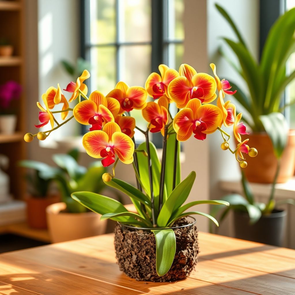 Yellow Red Phalaenopsis Orchid Flower Seeds Perfect for Borders Heirloom NonGMO Organic Garden Seeds for Planting
 
 Sale