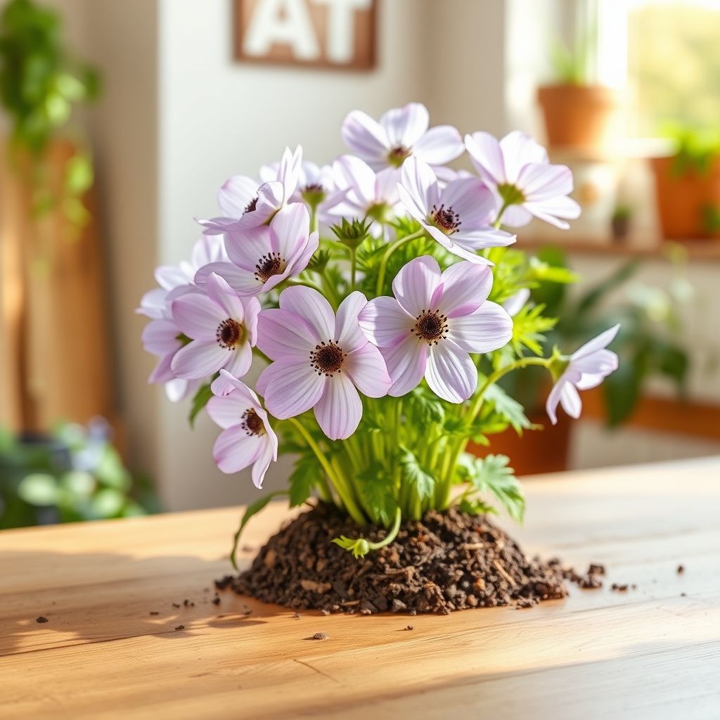 Anemone Flower Seeds for Planting Light Violet - Experience the Soft and Lovely Light Violet Anemones