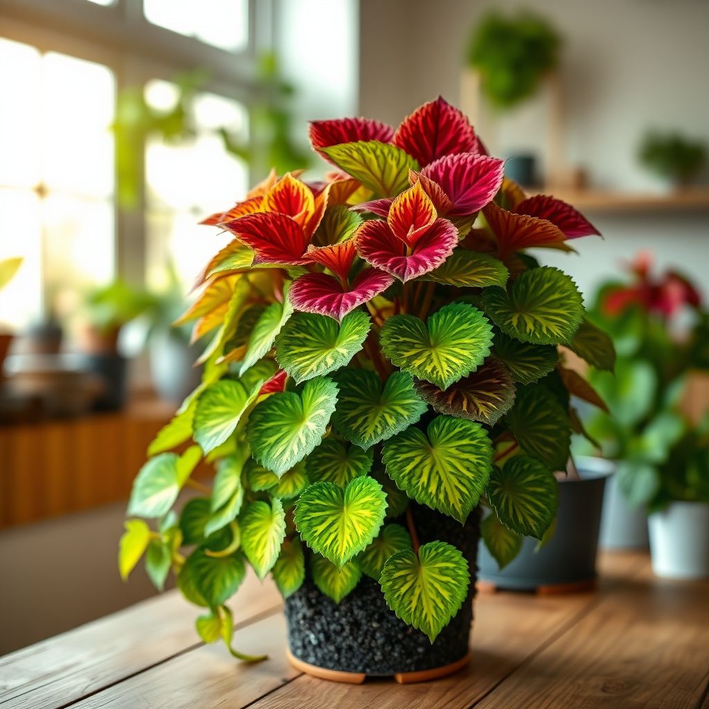 Coleus Rainbow Super Festive Seeds for Planting Shaded Garden Pots