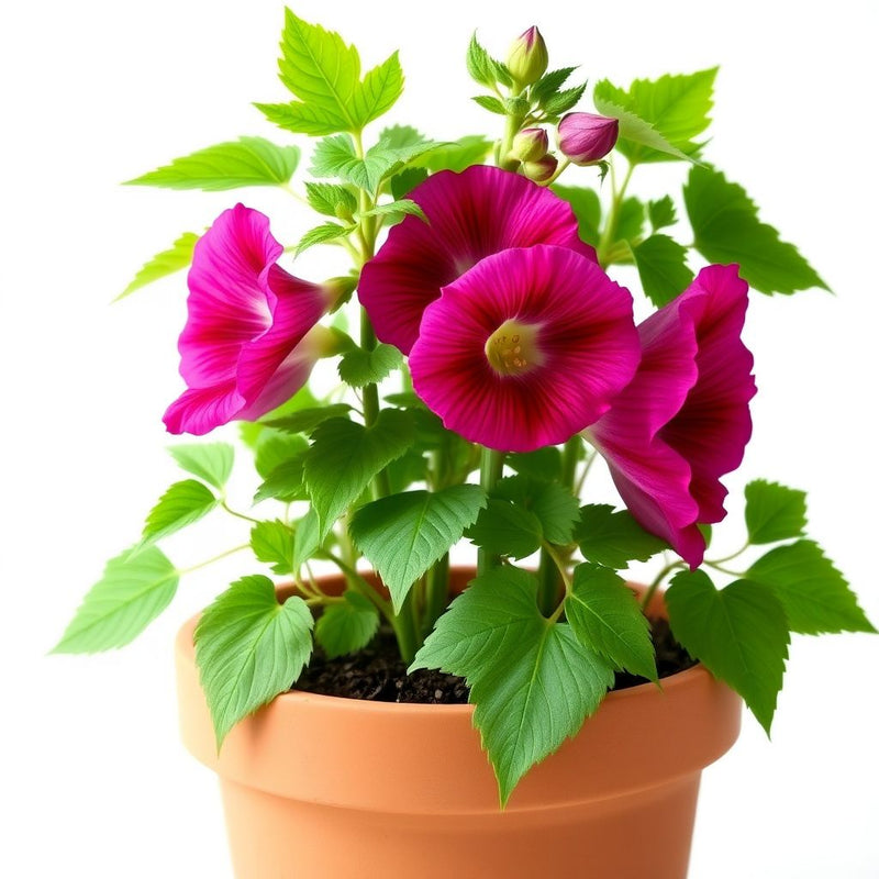 Hollyhock Alcea rosea Flower Seeds for Planting in Flower Bed
