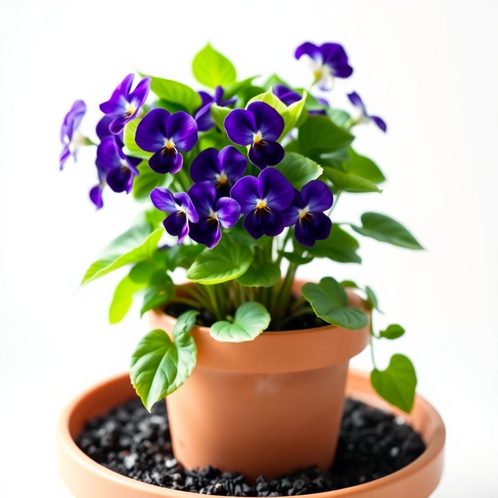 Viola Engel Blueberry Glow Seeds for Striking Violet Flowers