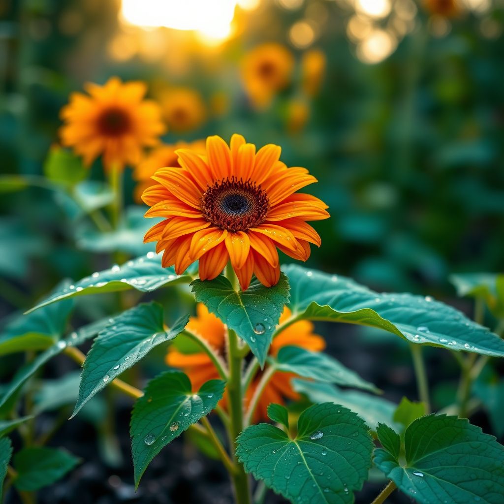 Orange Mexican Sunflower Planting Seeds - Bold Blooms
