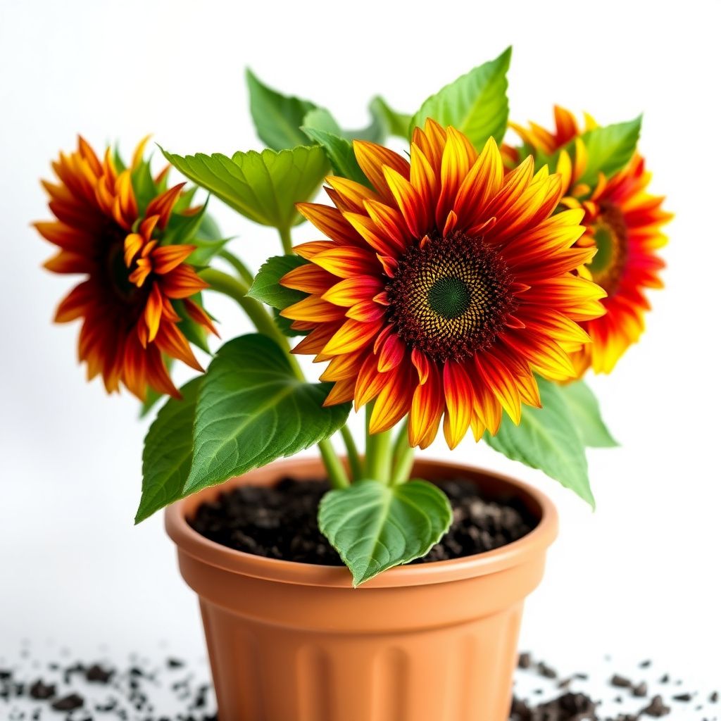 Rainbow Sunflower Flower seeds for Planting - Hardy Variety, Heirloom & GMO Free Seeds for Home Garden