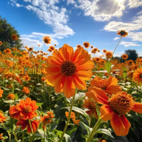 Orange Mexican Sunflower Planting Seeds - Bold Blooms Flower