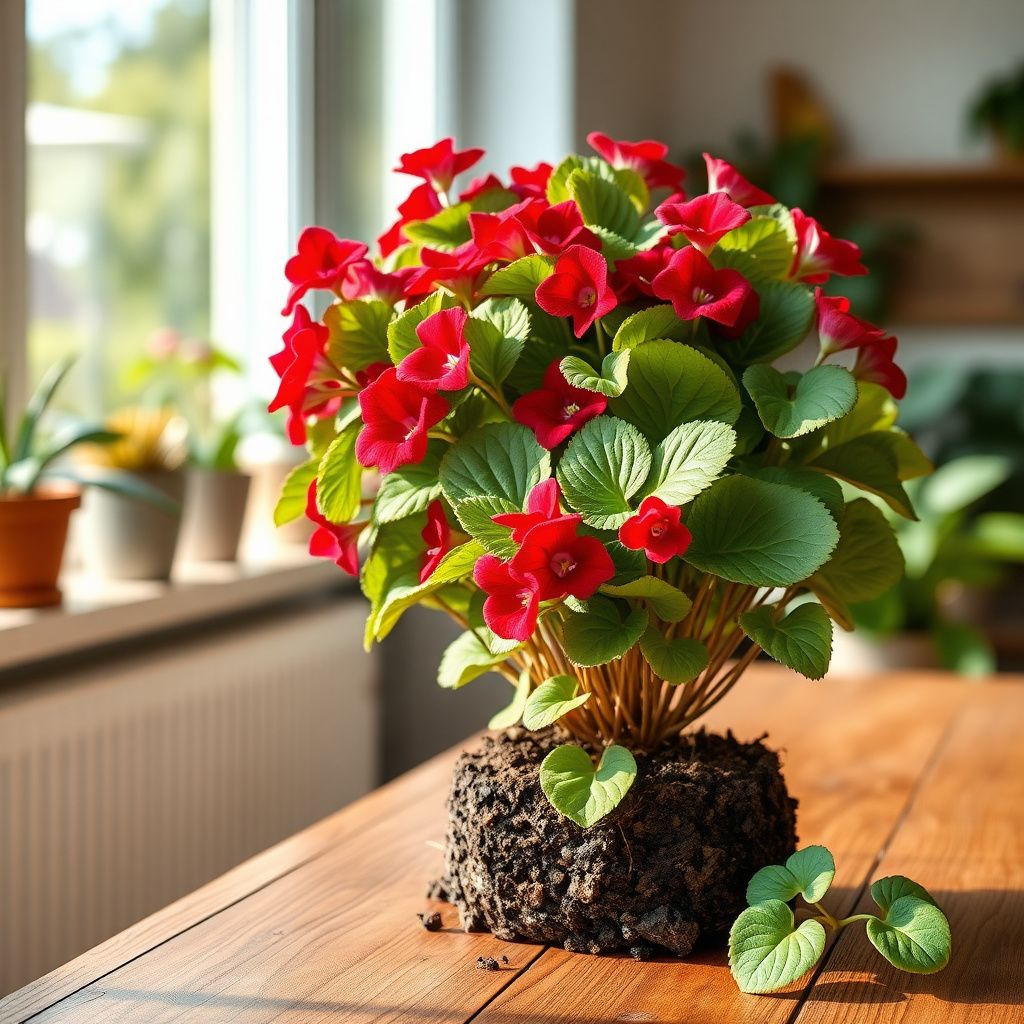 African Violet Red Flower Seeds for Unique Ground Cover | Exotic Blooms