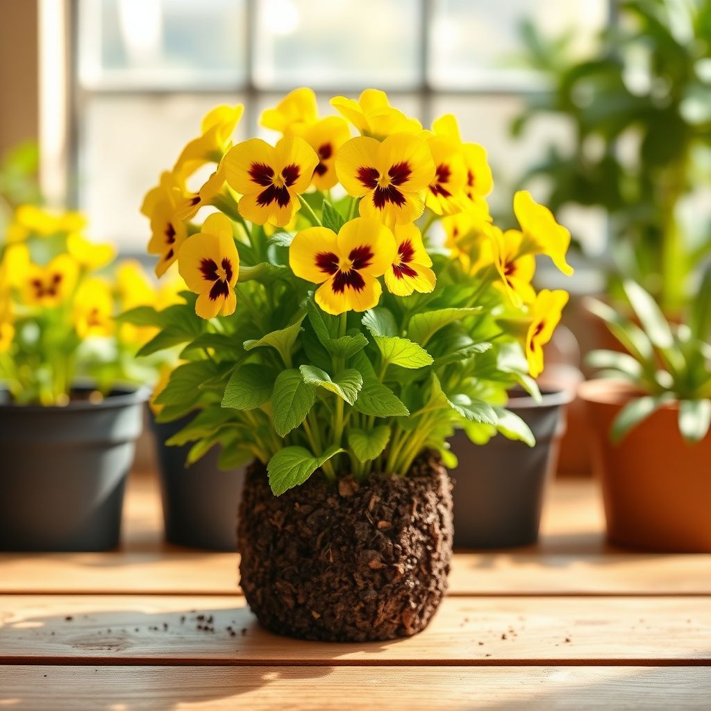 Yellow Swiss Pansy Flower seeds for Planting Garden Favorite Heirloom & GMO Free Seeds for Home Garden
 
 Sale