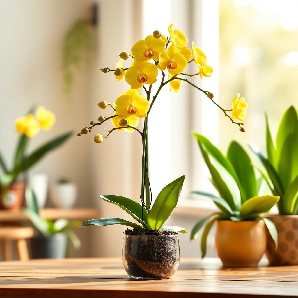 Yellow Phalaenopsis Orchid Plant Seeds for Planting
