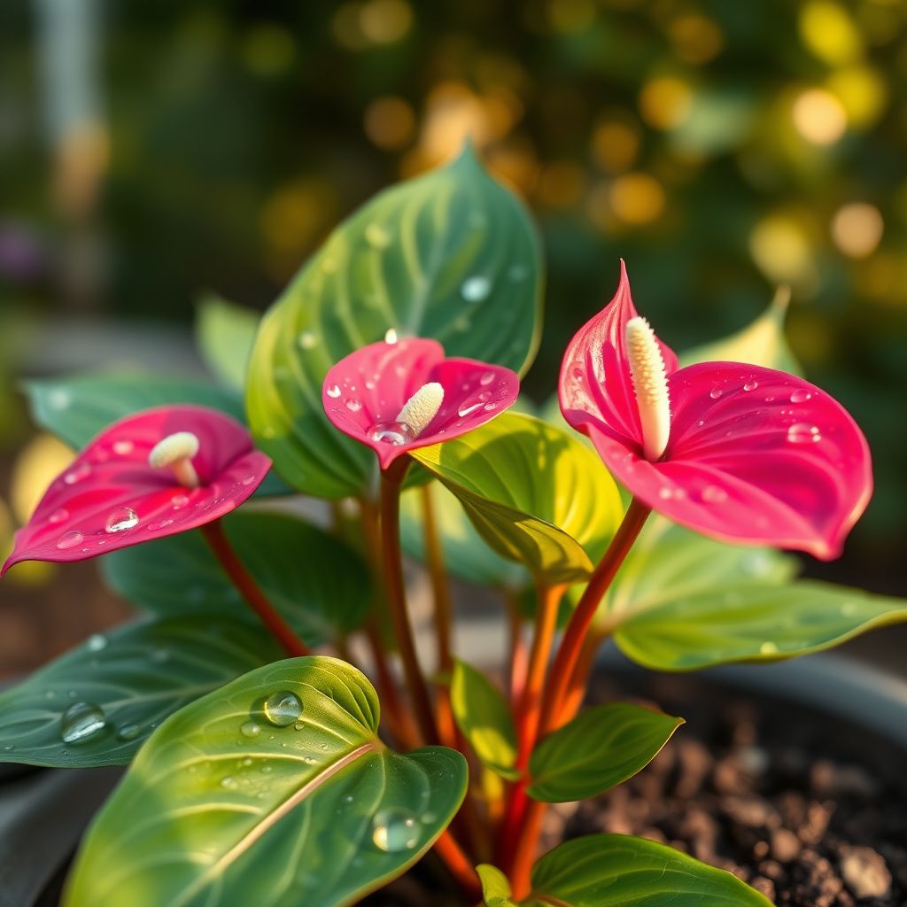 Anthurium Seeds for Planting - Pink Perennial Flowers