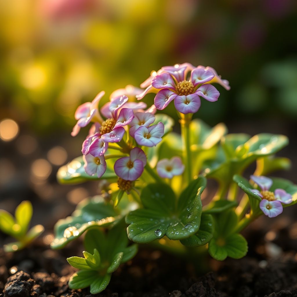 Alyssum Easter Bonnet Mix bonnet Flower seeds for Planting Pollinator Friendly Heirloom & GMO Free Seeds for Home Garden