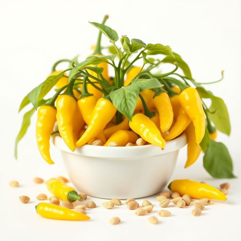 Light Yellow Chili Brazilian Vegetable Seeds for Easy Planting