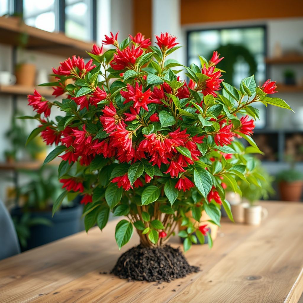 Red Firethorn Flower seeds for Planting Colorful Display Heirloom & GMO Free Seeds for Home Garden 
 
 Sale