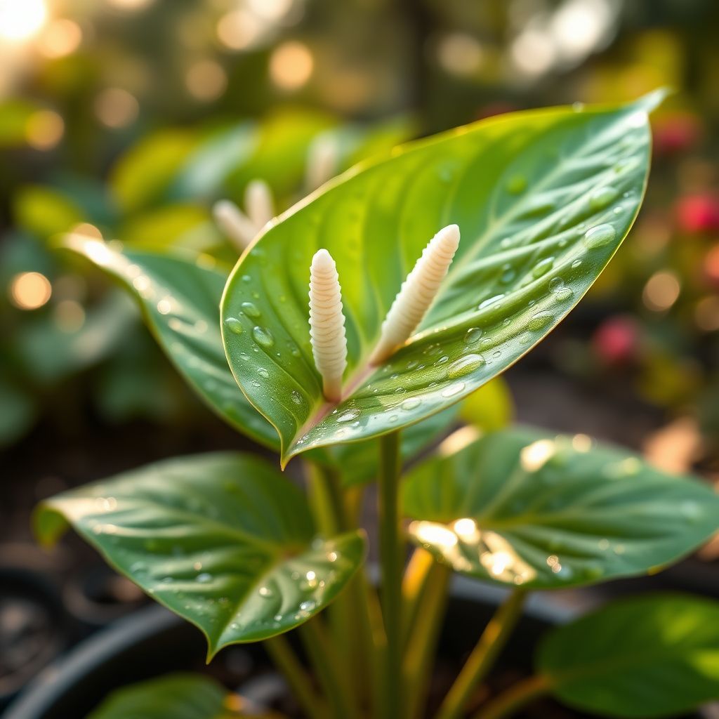 Anthurium Linden Seeds for Planting - Exotic Green Anthurium Blooms