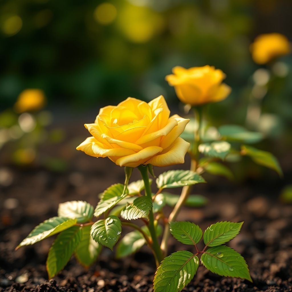 Yellow Rose Flower Seeds Planting Golden
