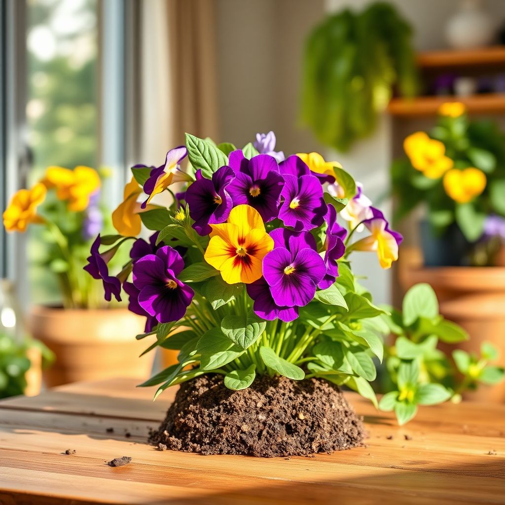 Colorful Mixed Viola Sorbet Flower Seeds for Planting