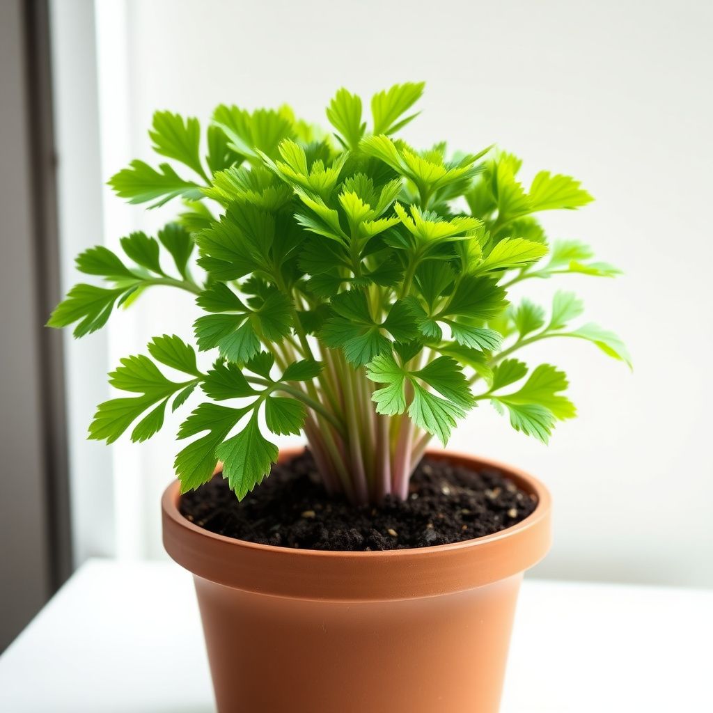 Hamburg Root Parsley Seeds (Petroselinum Cr. tuberosum) for Dual-Use