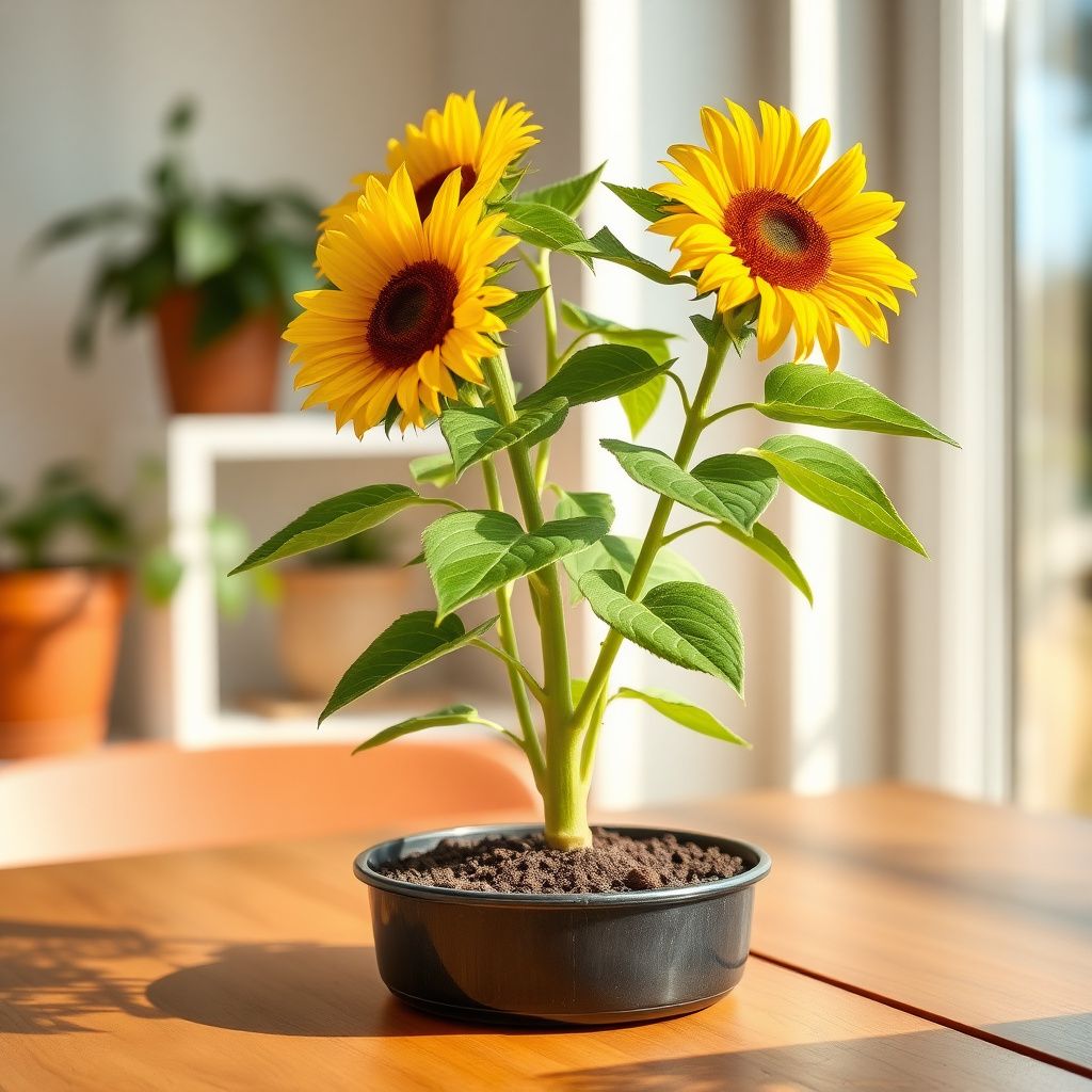 Dwarf Sunflower Seeds, Bonsai Dwarfs, Mini Indoor & Outdoor